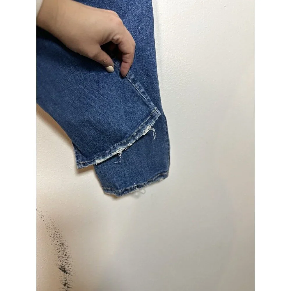 Flying Monkey Jeans Size 26 Slit Ankle Dark Stretch Denim Women’s Y3013 Slim Leg